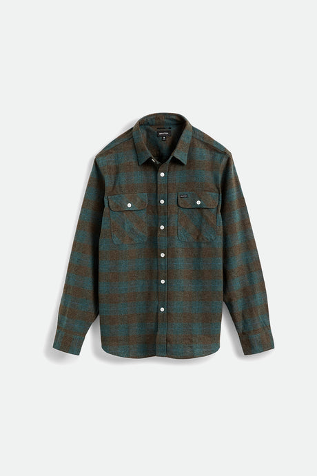 Bowery Vintage LS Overshirt - Green / Blue