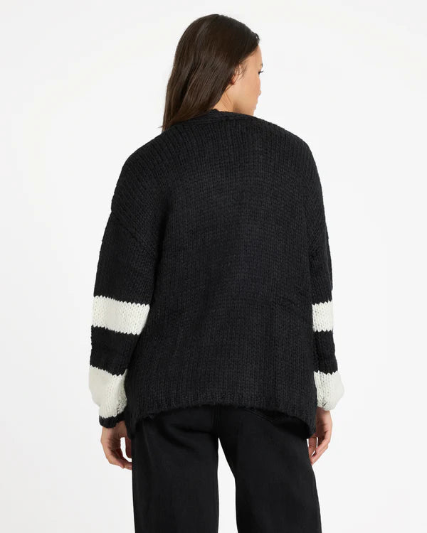 Volcom Polar Gypsy Cardigan - Black (view 2)