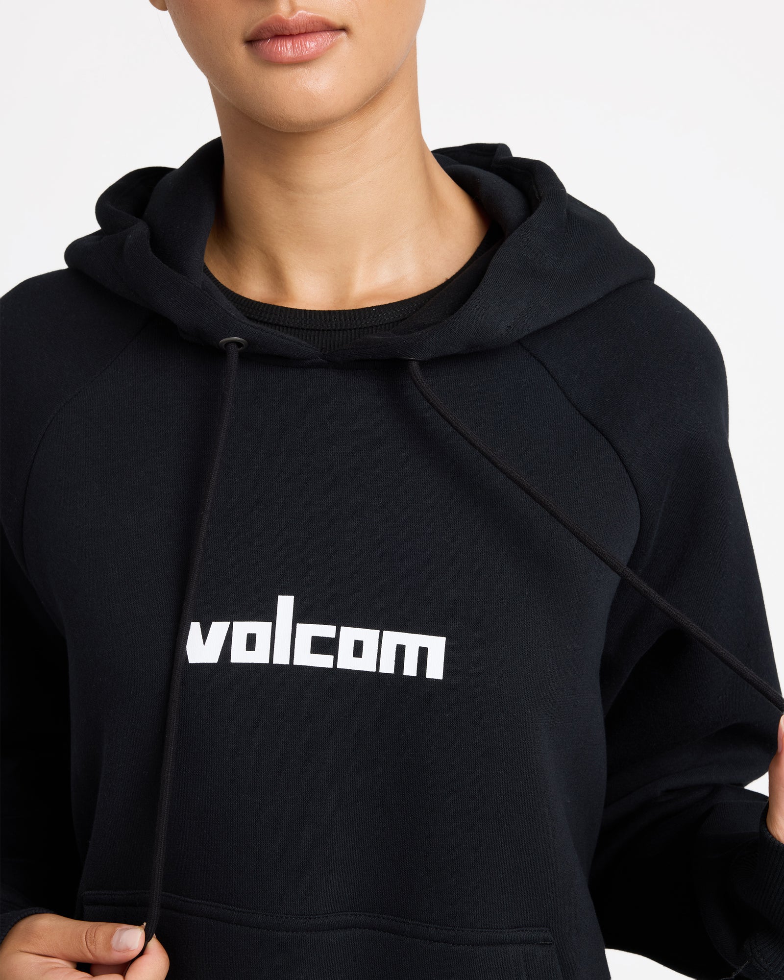 Volcom Get More Pullover Hoodie - Black (view 2)
