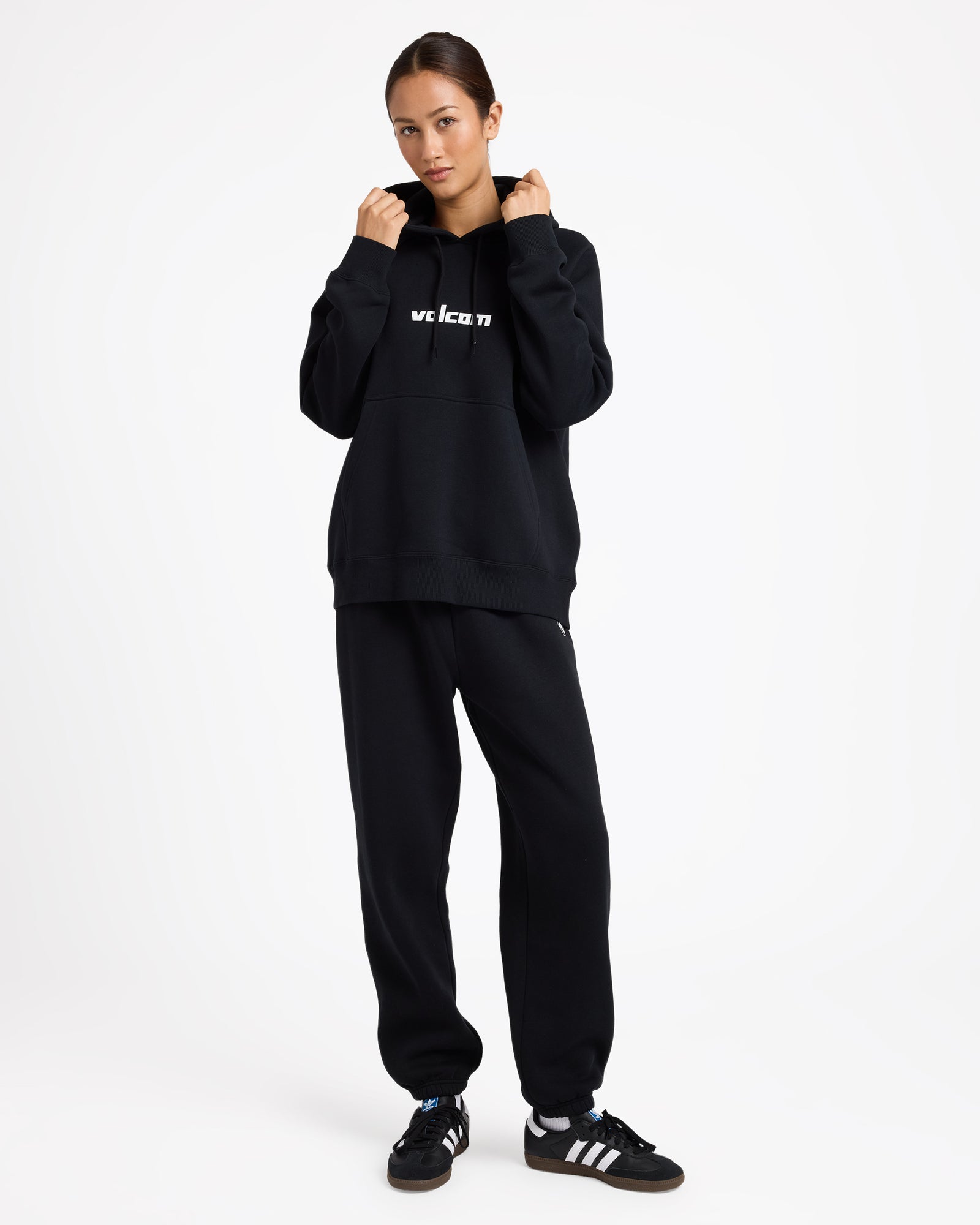 Volcom Get More Pullover Hoodie - Black (view 4)