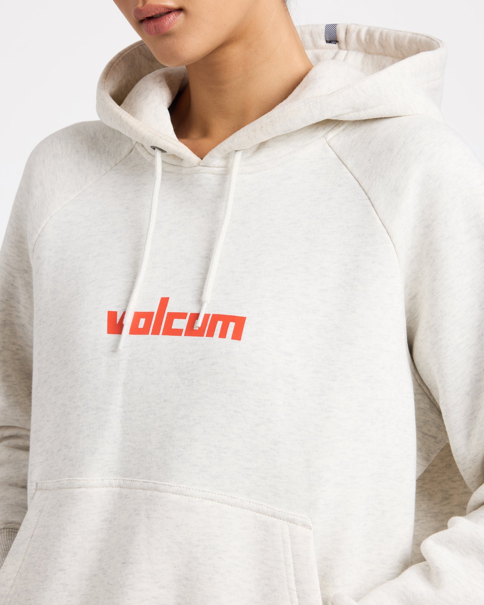 Volcom Get More Pullover Hoodie - Light Heather Grey (view 2)