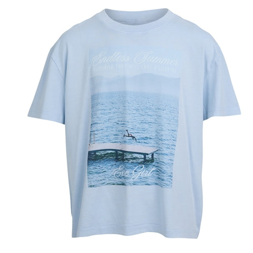 Eve Girl Endless Summer Tee in light blue