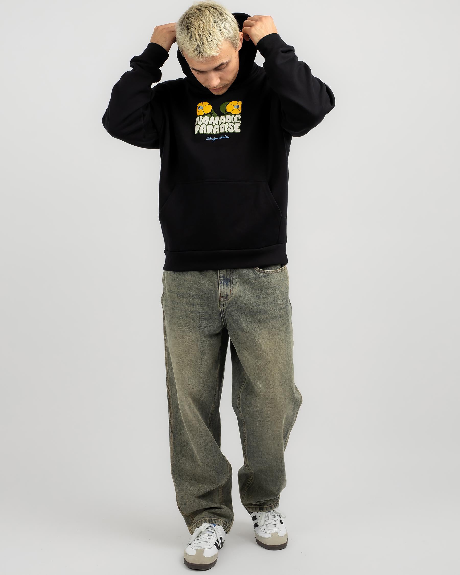 Nomadic Bluebell Oversized Hood - Anthracite Black (view 2)
