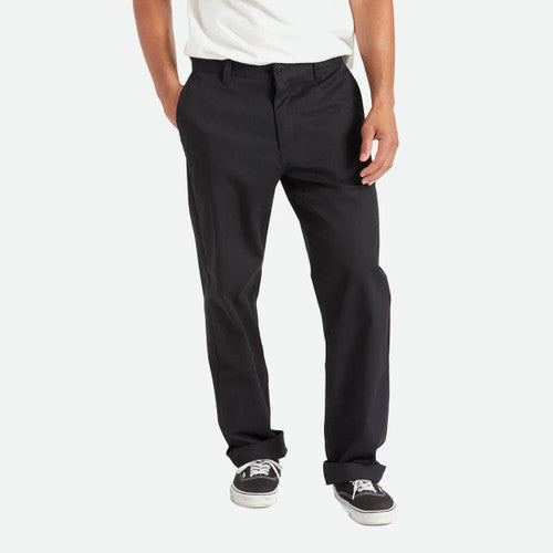 Brixton Grandview Regular Pant - Washed Black