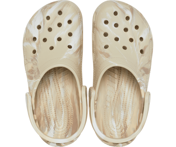Crocs Classic Marbled Clog - Bone / Multi (view 2)