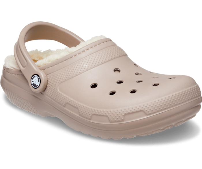 Crocs Classic Lined Clog - Mushroom / Bone (view 4)