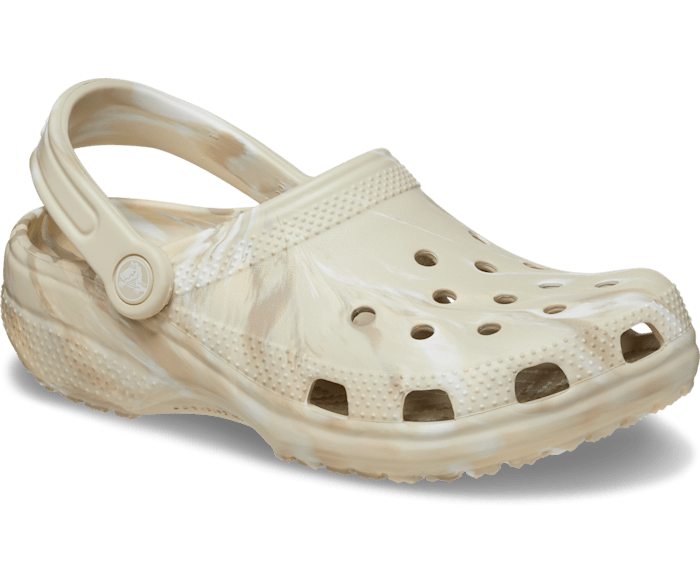 Crocs Classic Marbled Clog - Bone / Multi (view 4)