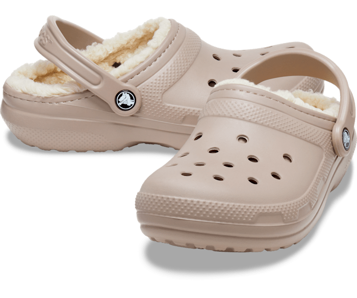 Crocs Classic Lined Clog - Mushroom / Bone (view 3)