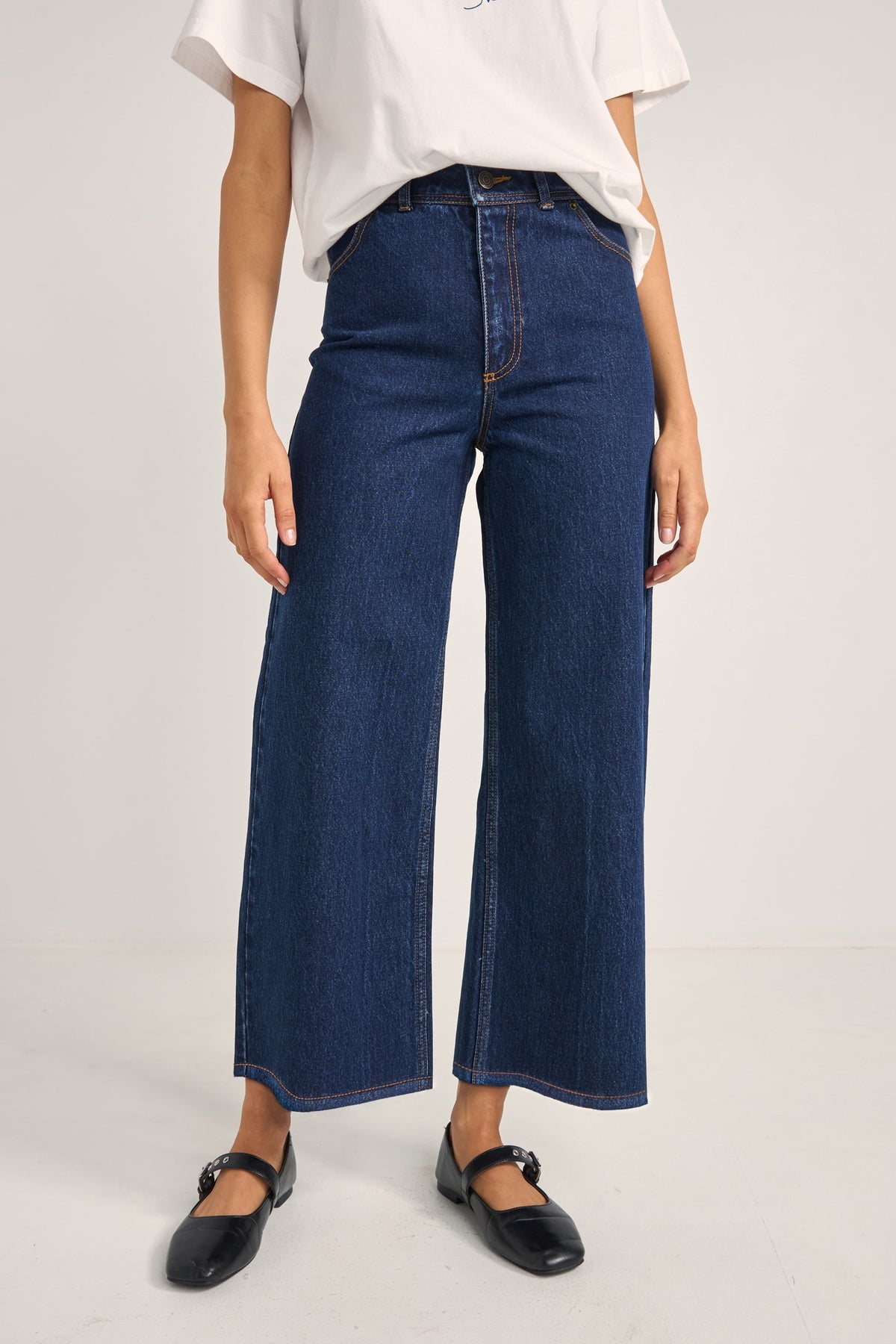 Rhythm Demi High Loose Denim Jeans - Indigo (view 2)