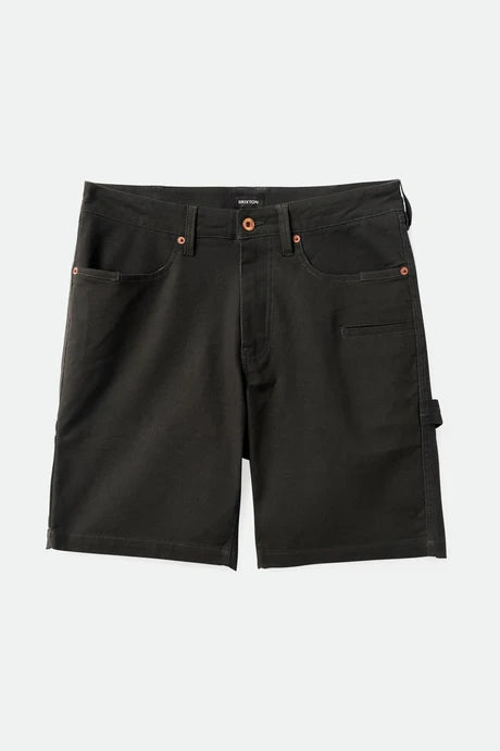 Brixton Builders Carpenter Baggy Short - Washed Black (view 3)