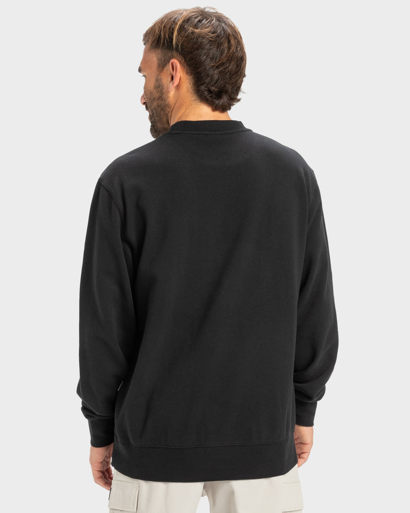 Quiksilver Salt Water Crew - Black (view 5)