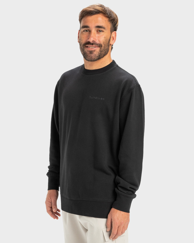 Quiksilver Salt Water Crew - Black (view 2)