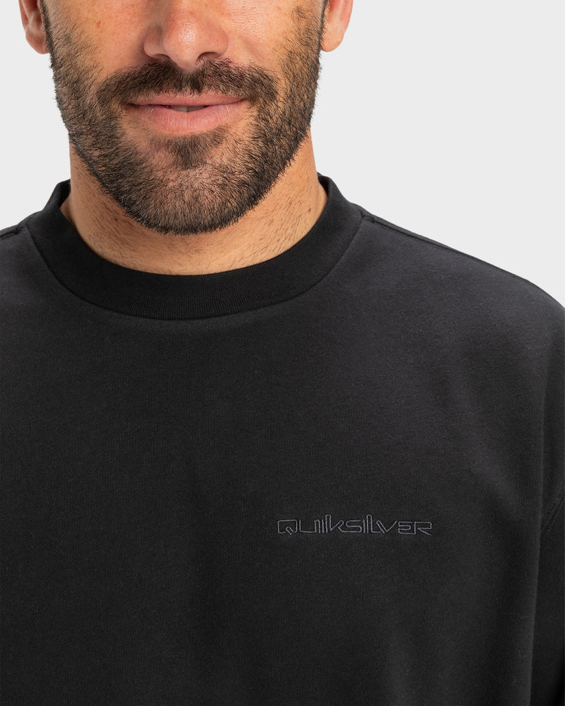 Quiksilver Salt Water Crew - Black (view 3)