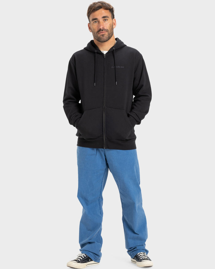 Quiksilver Salt Water Zip Up Hoodie - Black (view 2)