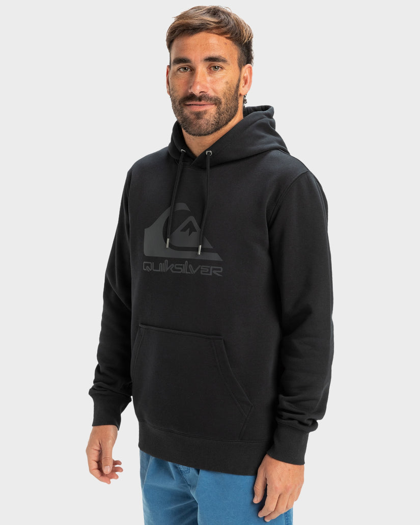 Quiksilver Comp Logo Hoodie - Black (view 2)