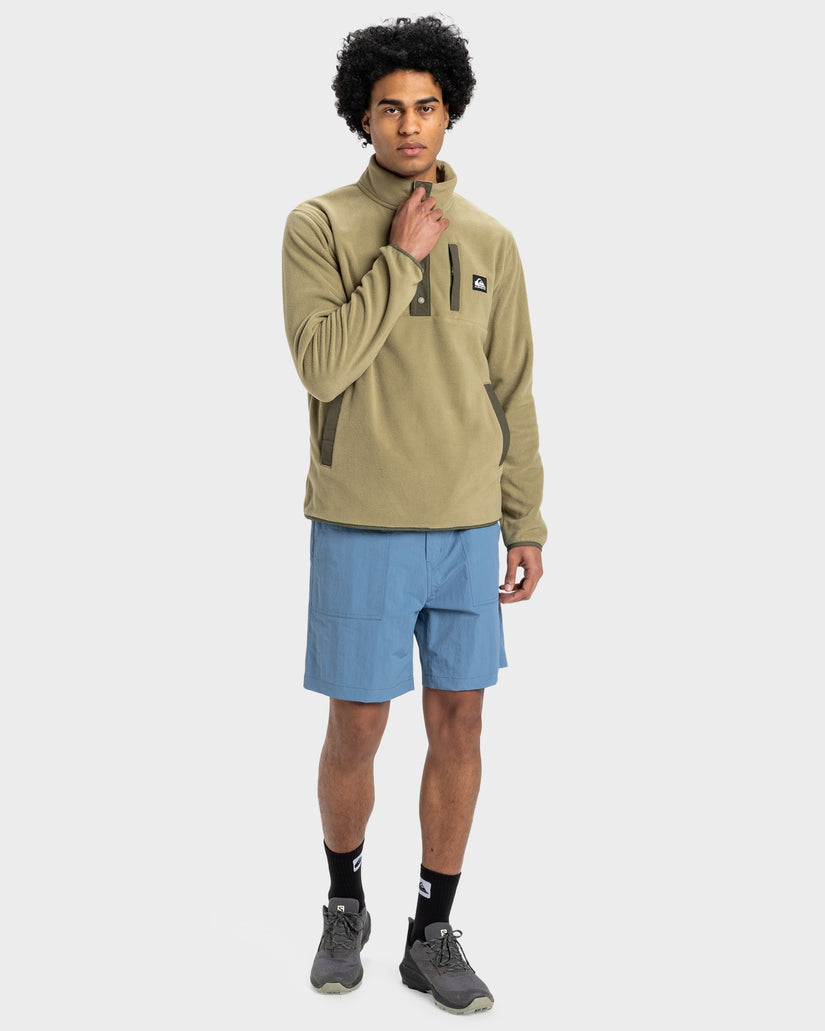 Quiksilver No Destination 2 Half Snap - Aloe