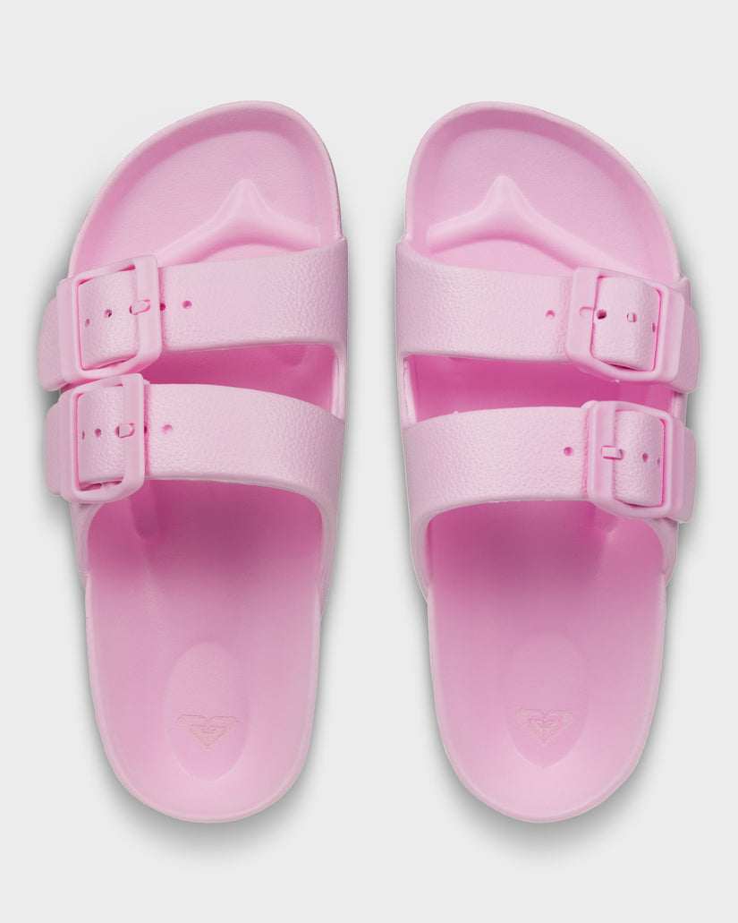 Roxy Kattie Slides - Pink (view 2)