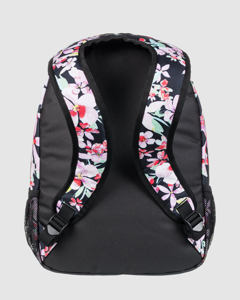 Roxy Shadow Swell Printed Backpack - Anthracite New Life (view 3)