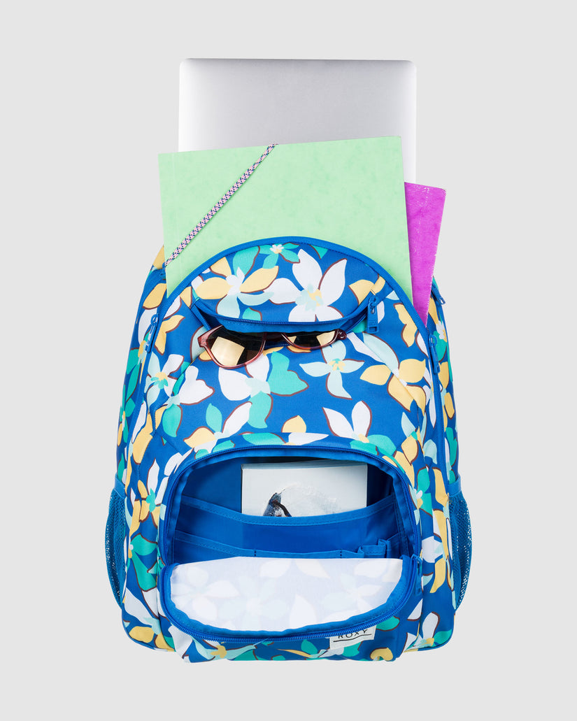 Roxy Shadow Swell Printed Backpack - Bright White Sunlights Floral (view 2)