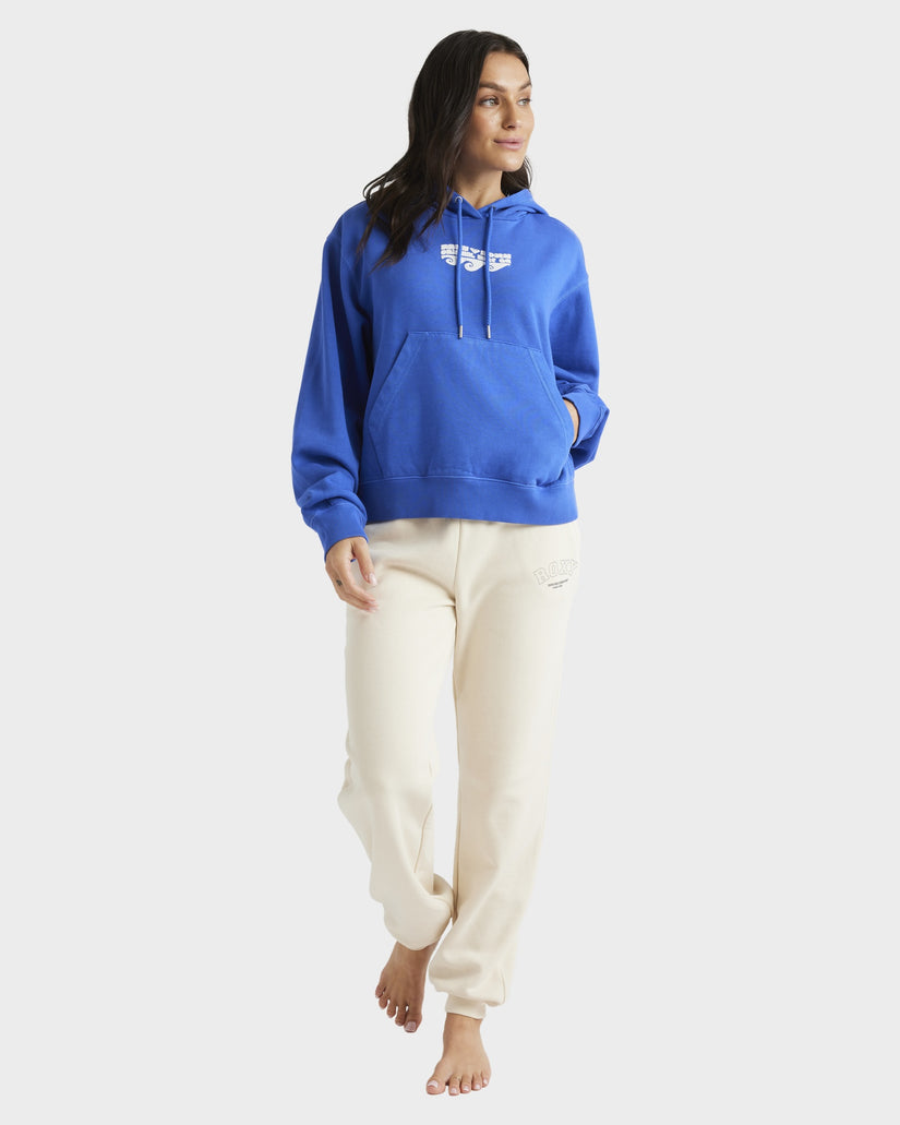 Roxy First Day Hoodie - Dazzling Blue (view 5)