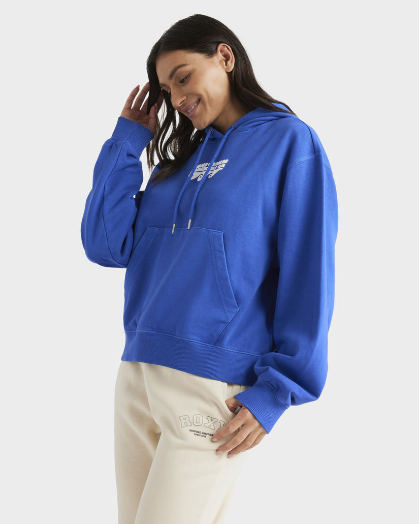 Roxy First Day Hoodie - Dazzling Blue (view 2)