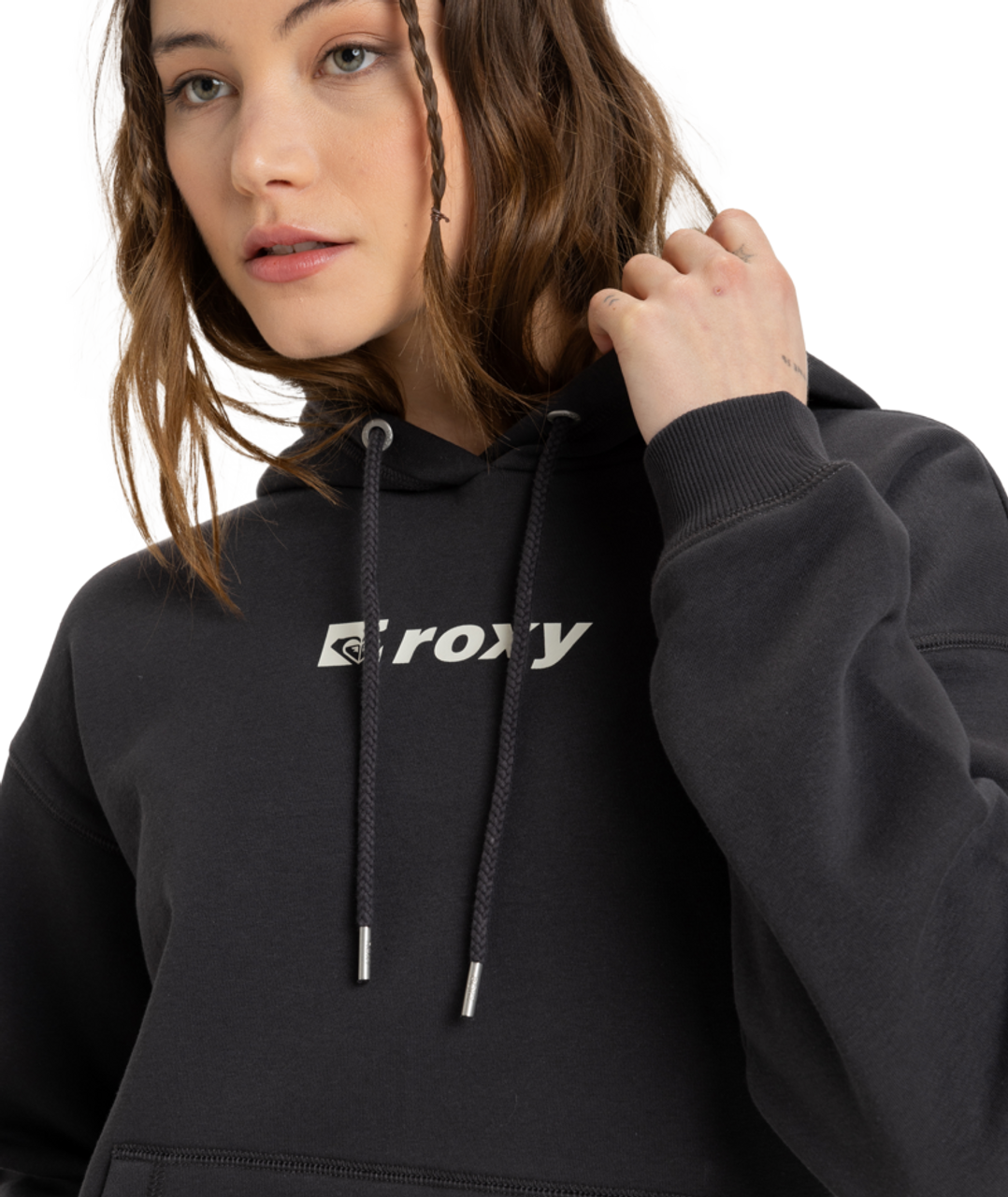 Roxy Perfect Place Hoodie - Phantom (view 5)