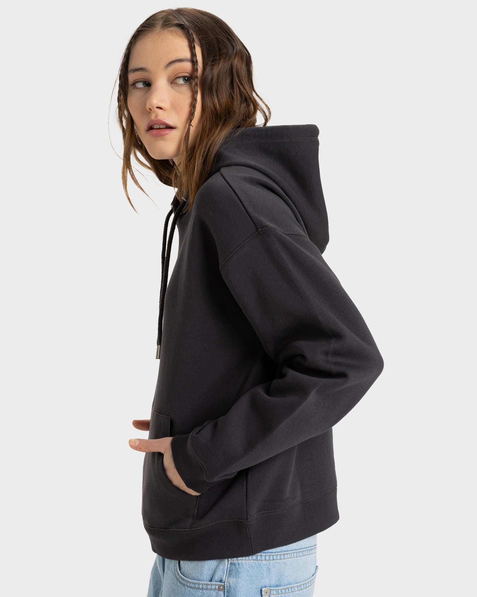 Roxy Perfect Place Hoodie - Phantom (view 2)