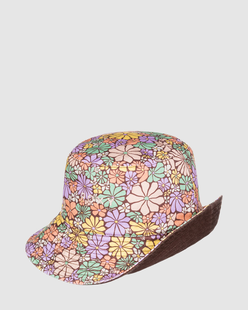 Jasmine Paradise Bucket Hat - Root Beer All About Sol Mini