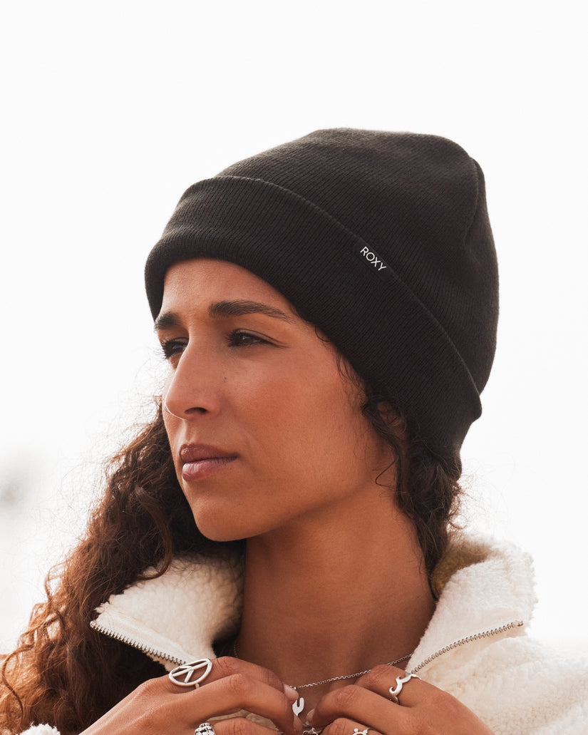 Roxy Tropical Snow Beanie - Anthracite