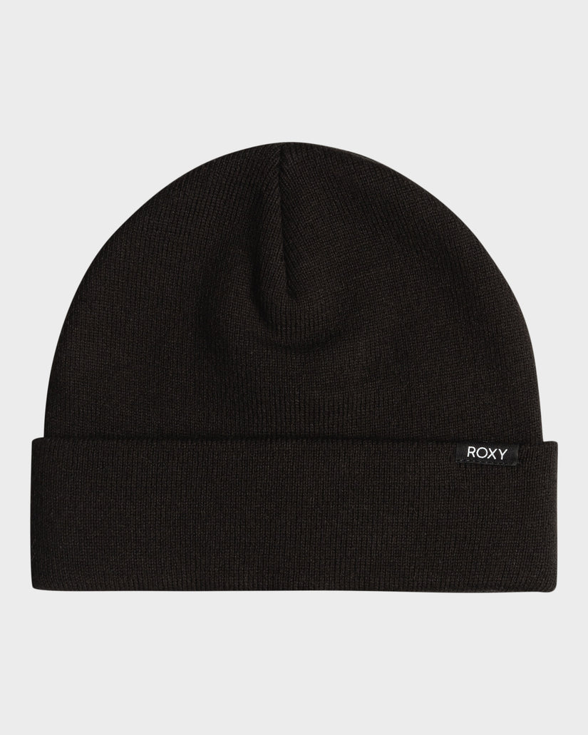 Roxy Tropical Snow Beanie - Anthracite (view 2)