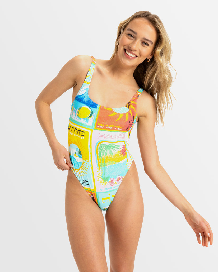 Roxy Atlas One Piece - Skyway (view 2)