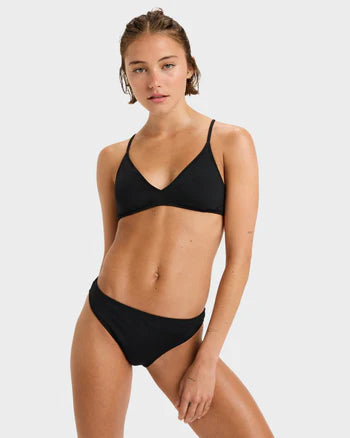 Rib Roxy Love The Comber Bikini Bottom - Anthracite