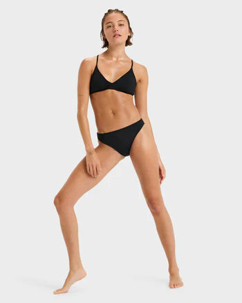 Rib Roxy Love The Comber Bikini Bottom - Anthracite