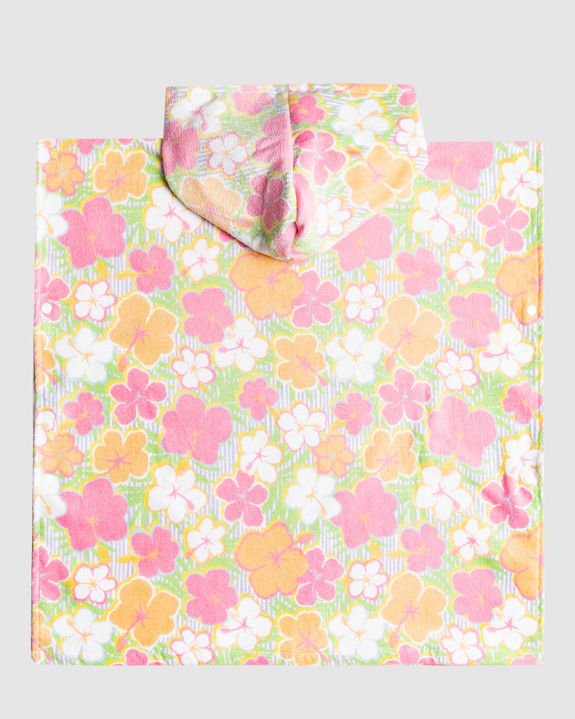 Stay Magical Printed Hooded Towel - Ultramarine Teenie Flower (view 2)