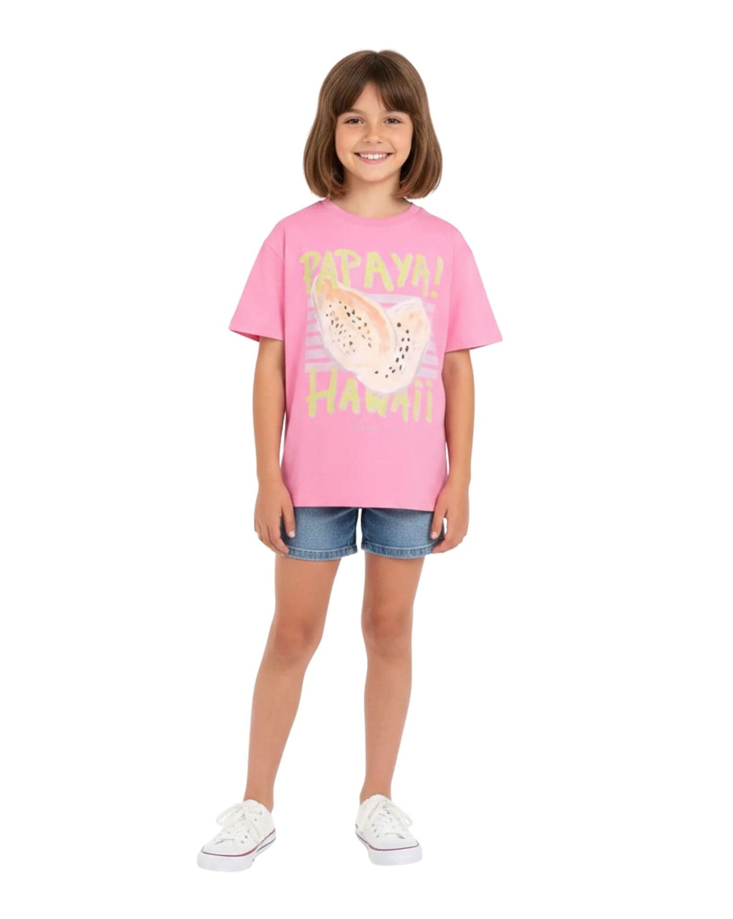 Eve Girl Papaya Tee - Kids - Pink