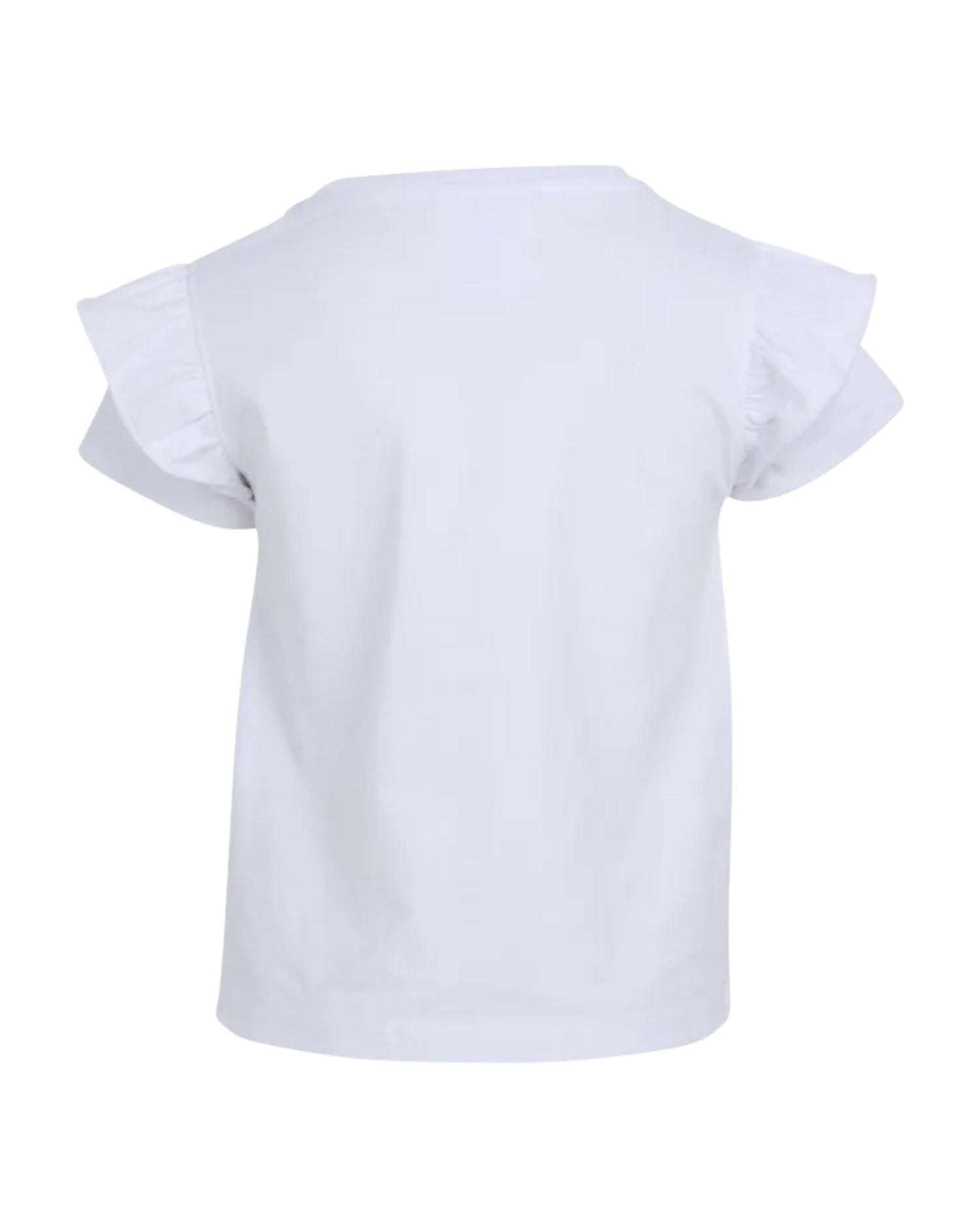 Eve Girl Sardines Frill Tee - White (view 4)