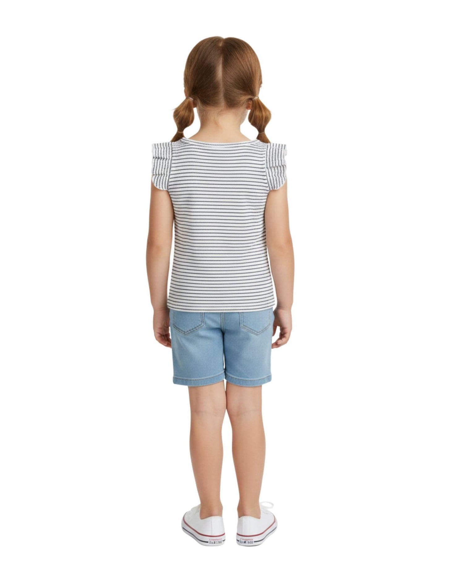 Eve Girl Zoe Frill Tank - Stripe (view 2)