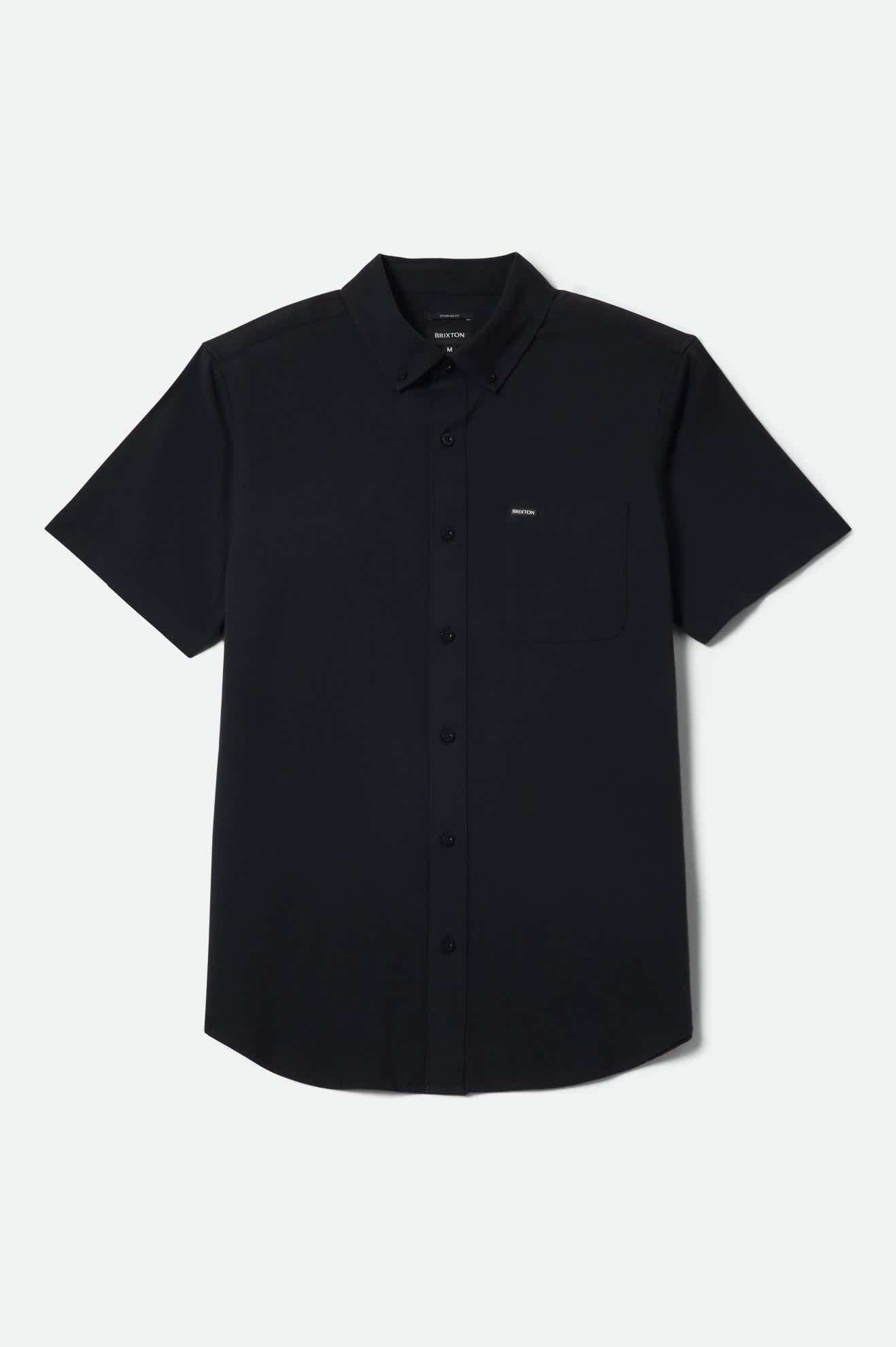 Brixton Sanford Oxford S/S Wvn - Black