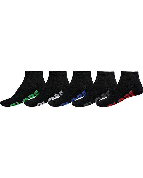 Globe Large Stealth Ankle Sock 5Pk - 12 / 15