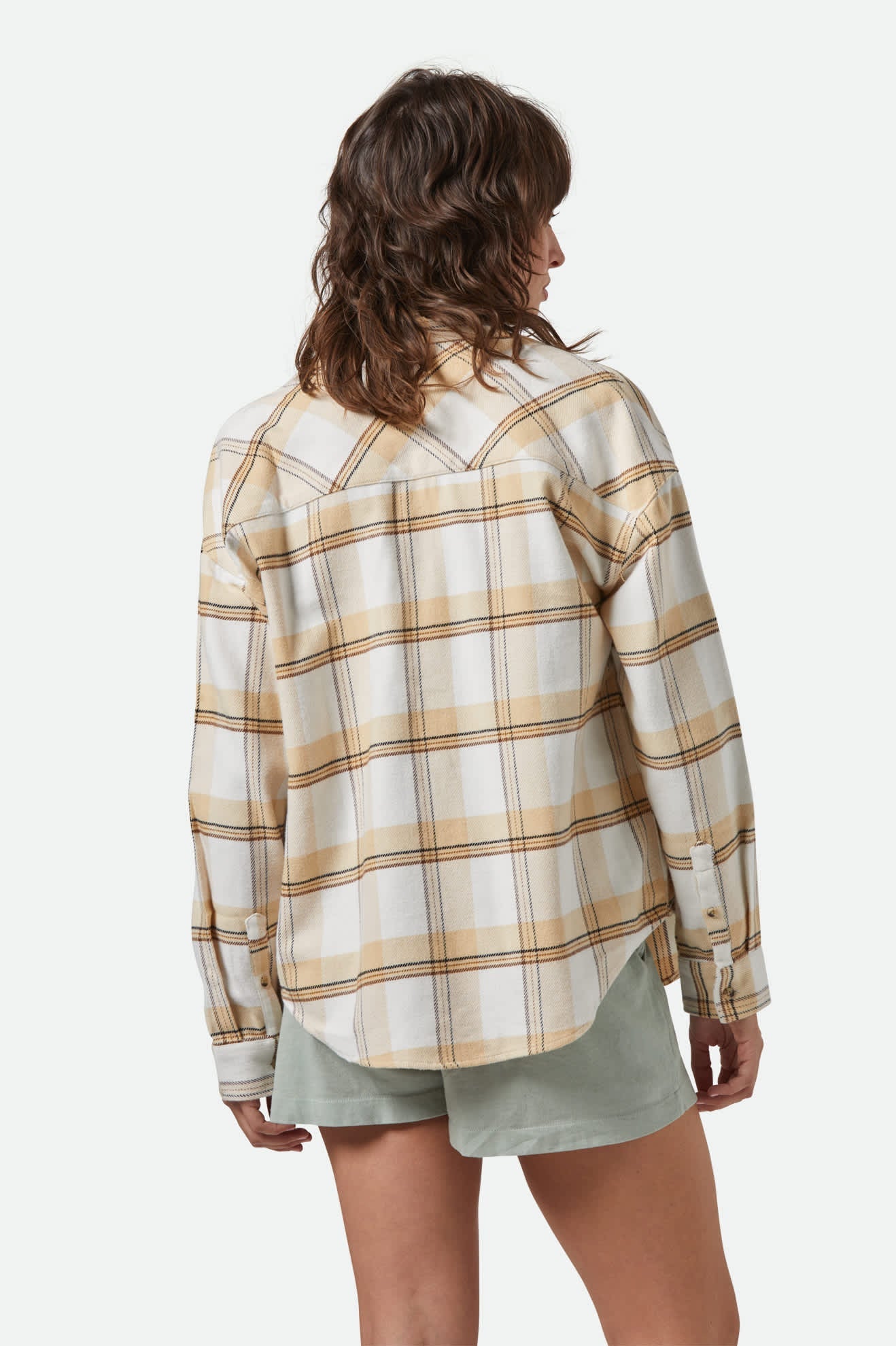 Bowery W Classic Flannel - Off White / Semolina / Washed Copper
