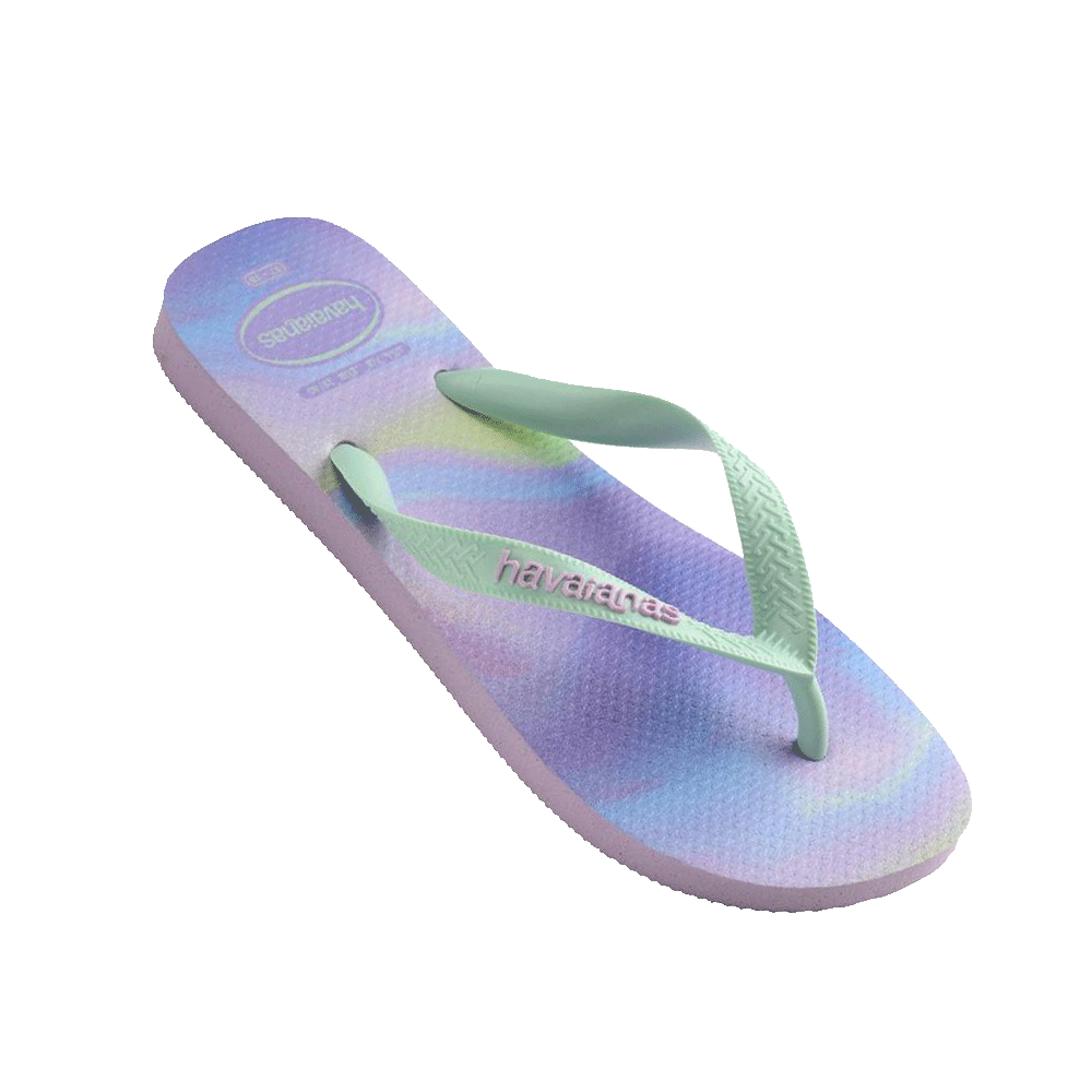 Havaianas Kids Top Fashion Thongs Purple - sole