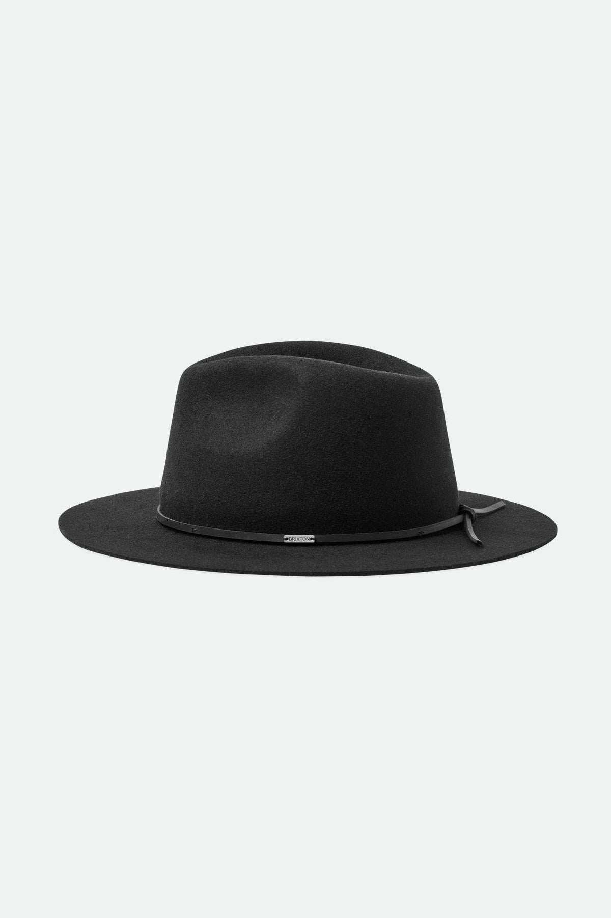 Wesley Fedora - Black - Catani Clothing
