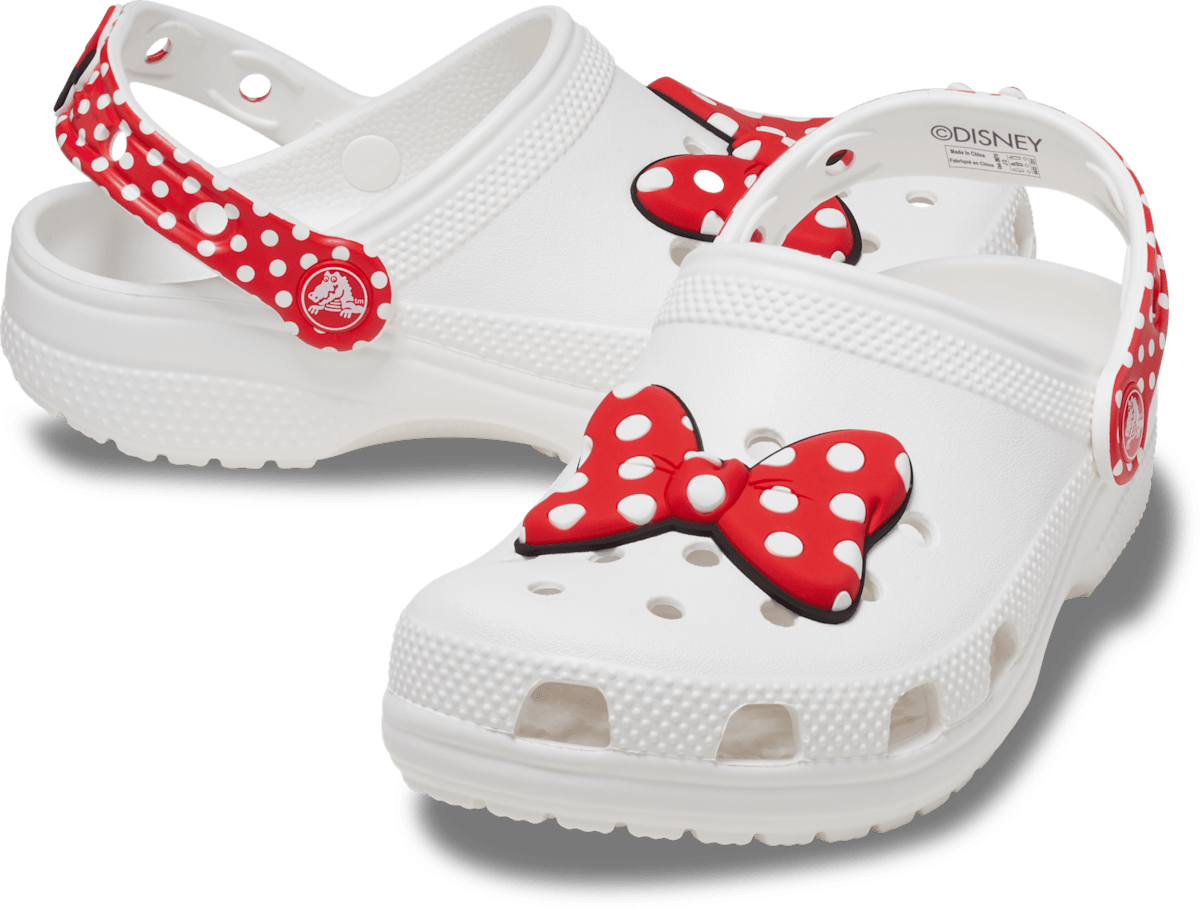 Crocs Minnie Mouse Classic Clog Kids White Red side