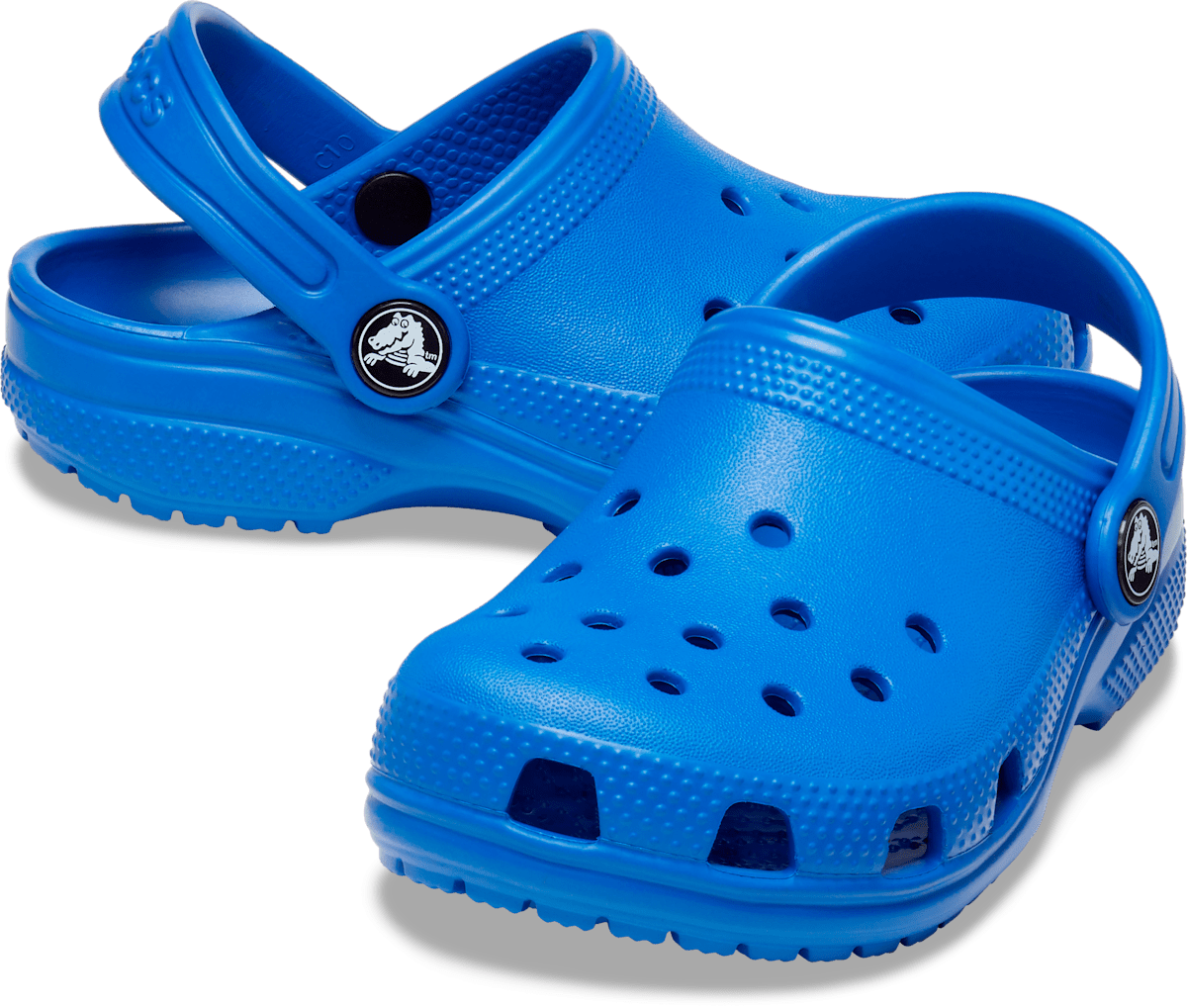 Crocs Toddler Classic Clog Blue Bolt side