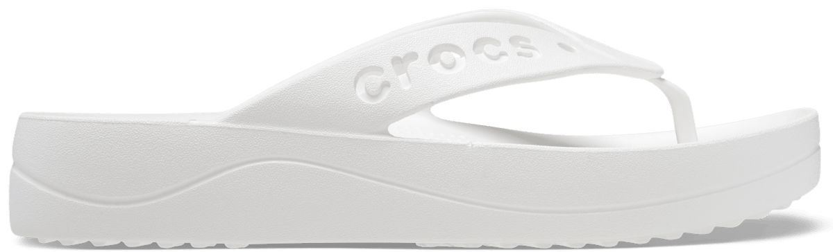 Crocs Baya Platform Flip White