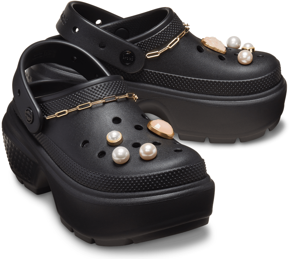 Crocs Stomp Crystal Clog Black side
