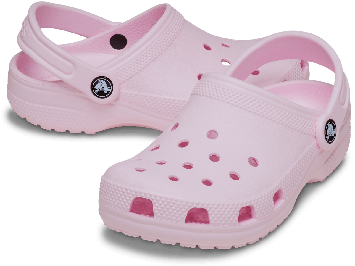 Crocs Kids Classic Clog Pink Milk side