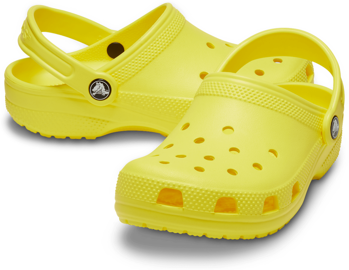 Crocs Kids Classic Clog Cyber Yellow side