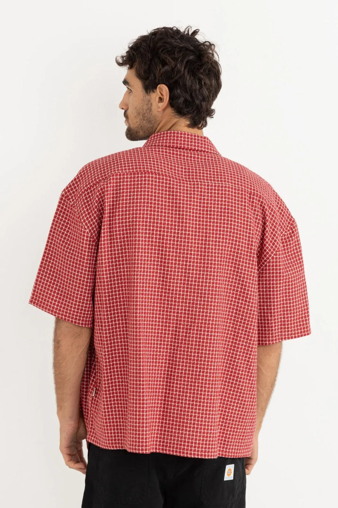 Rowen Check Short Sleeve Shirt - Red