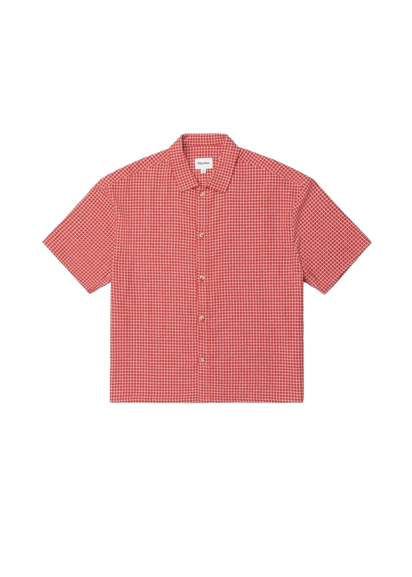 Rowen Check Short Sleeve Shirt - Red